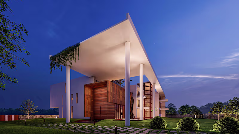 Cover image for Architectural projects with exterior rendering 