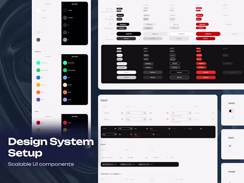 Cover image for Design System Setup for SaaS Products