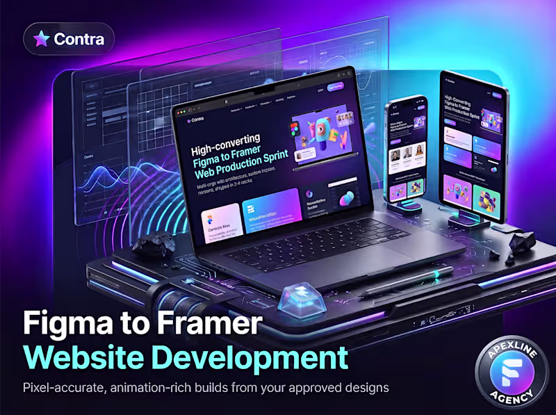 Cover image for Figma to Framer Website Development