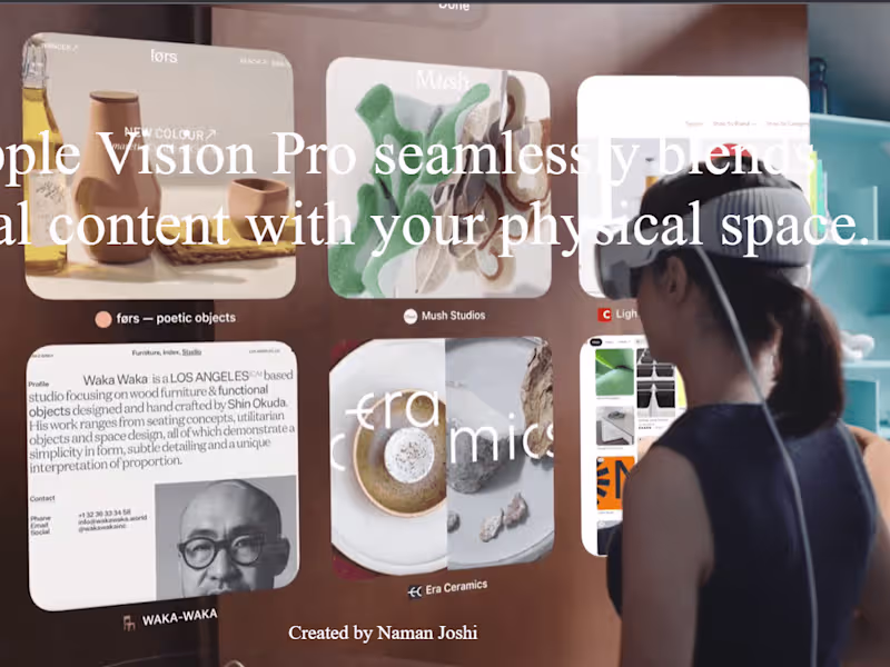 Cover image for Apple vision pro clone