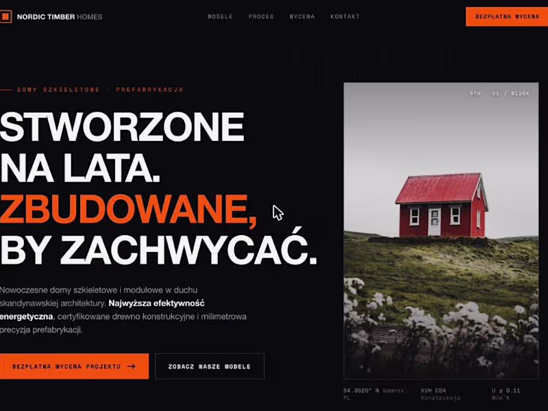 Cover image for Nordic Timber - Timber-Frame Homes Website