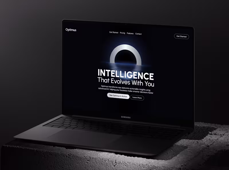Cover image for Optimus AI - Landing page