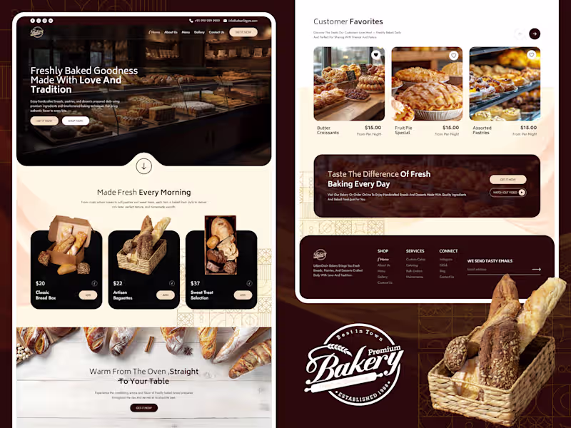 Cover image for 🥖✨ Crafted with Care, Designed to