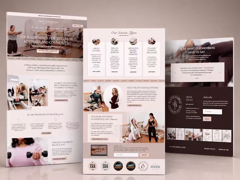 Cover image for Yoga & Pilates Studio Webflow