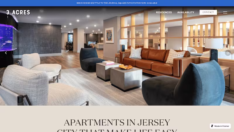 Cover image for 3 Acres (Real Estate) — Web Design & Development