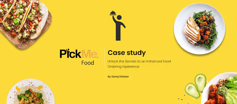 Cover image for PickMe Food Redesign Case Study 🛵 🌮