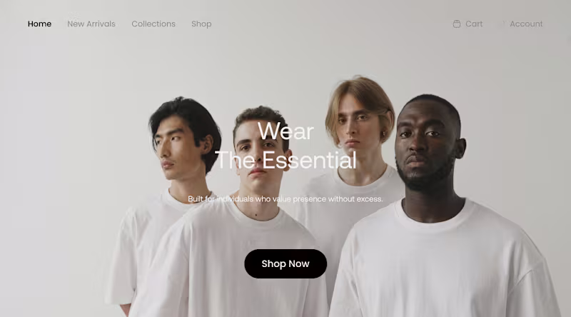 Cover image for Landing page