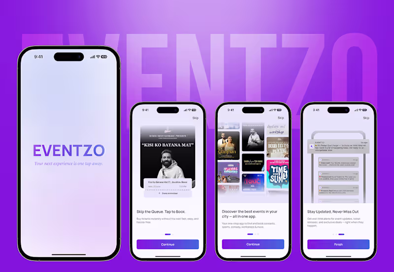 Cover image for Eventzo Mobile Application