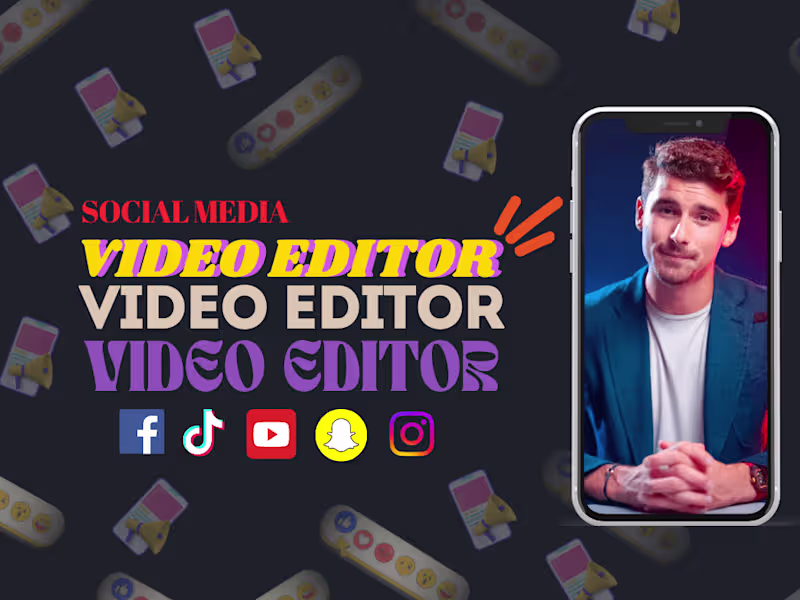 Cover image for I Will Be Your Professional Video Editor