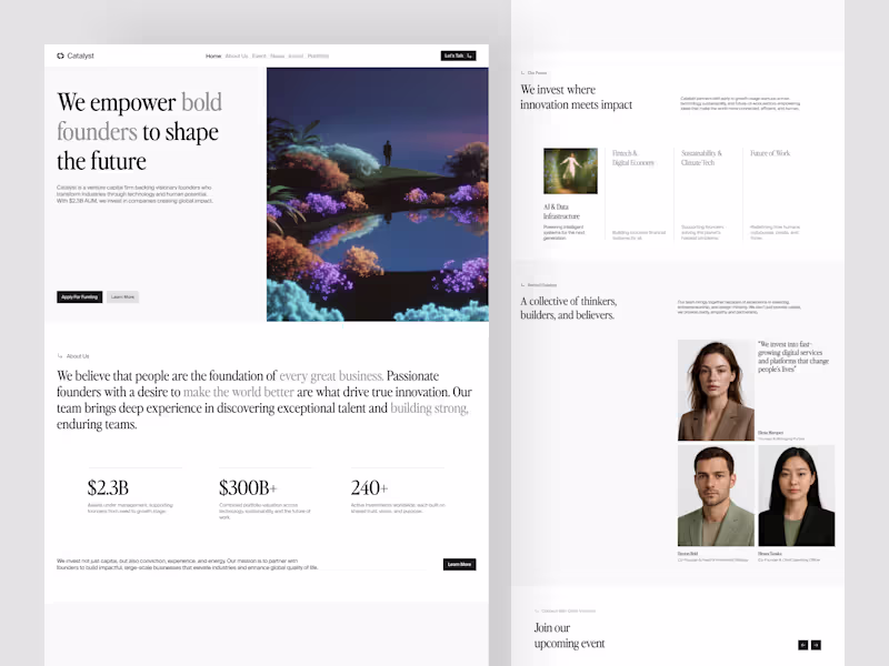 Cover image for Editorial Landing Page Collection