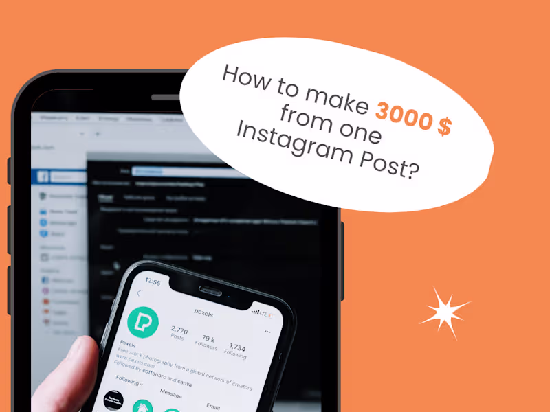 Cover image for 1 Instagram Post = 3 000$