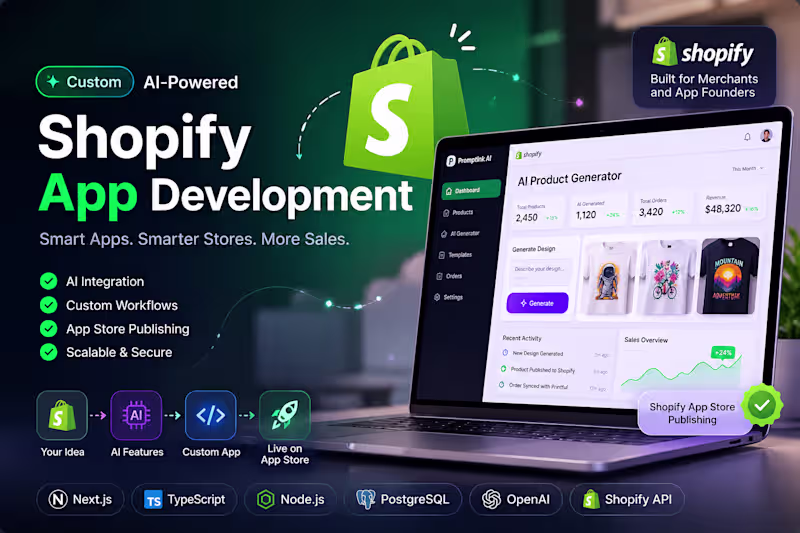 Cover image for Custom Shopify AI App Development