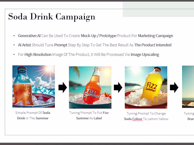Cover image for AI-Generated Mock Up Product Campaign