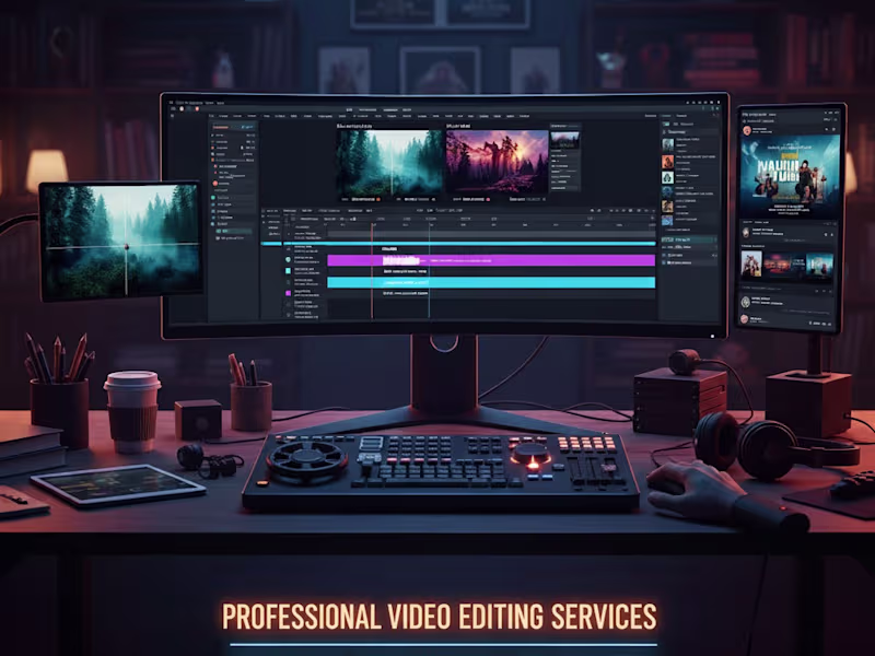 Cover image for Creative video editor & Digital Marketing strategist.