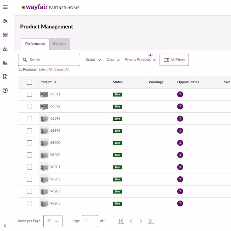 Cover image for Wayfair Product Listing
Product Listing on