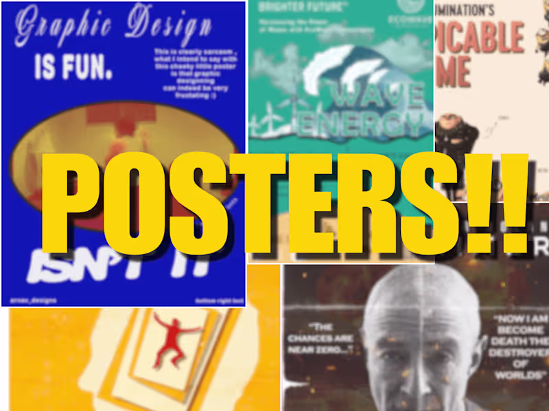 Cover image for POSTER DESIGNS