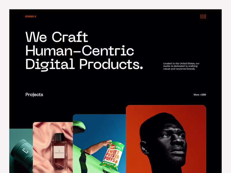 Cover image for Design Studio Agency Website