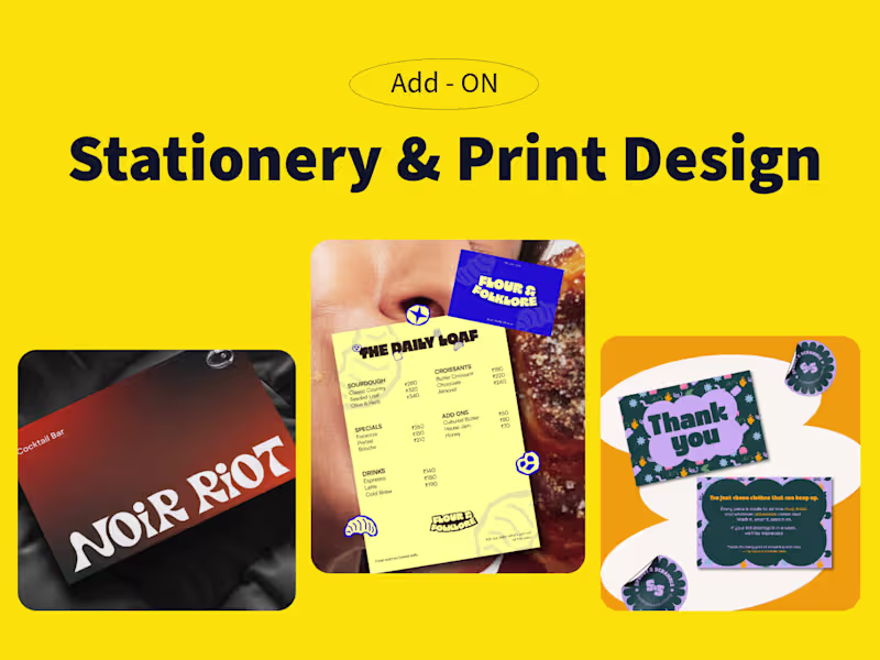Cover image for Stationery & Print Design