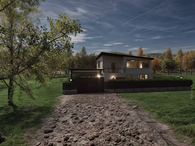 Cover image for 
MODERN COUNTRYSIDE VILLA