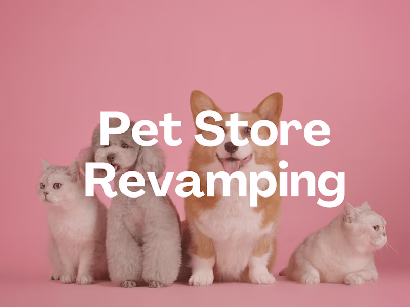 Cover image for Pet Store Revamping