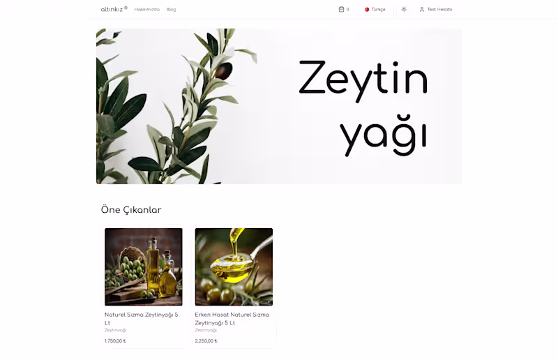 Cover image for Olive Oil E-commerce Project