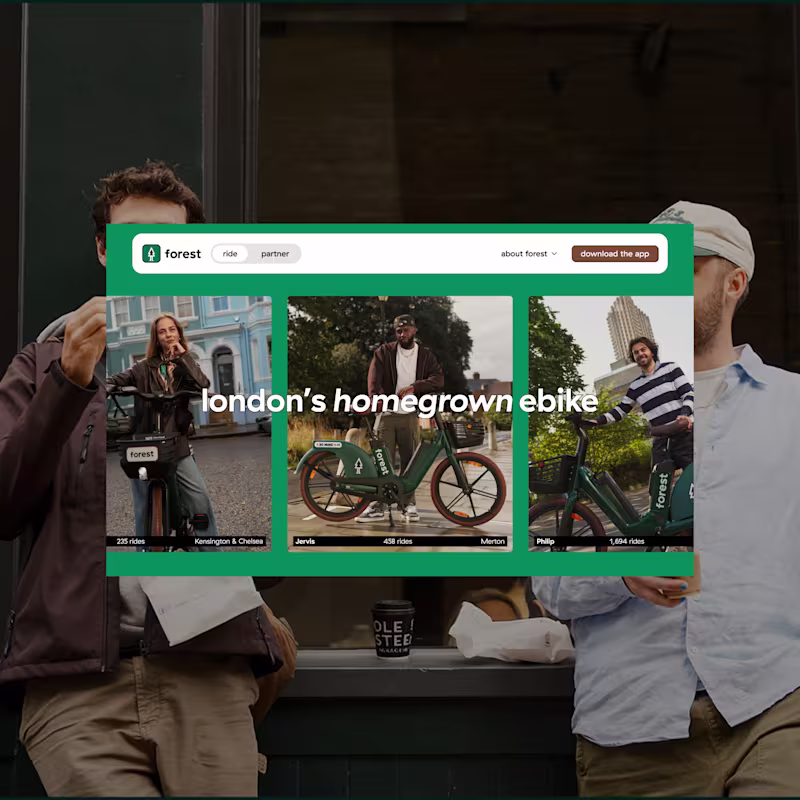 Cover image for Forest: two websites merged onto one Webflow framework