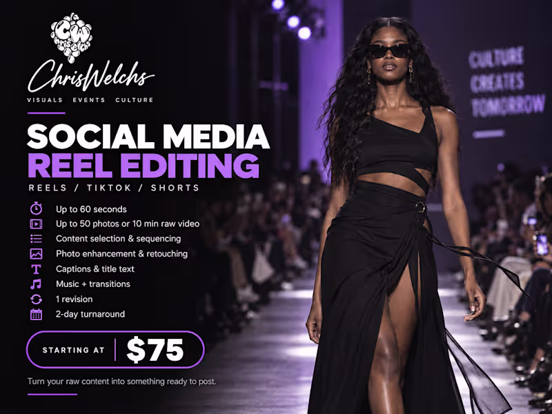 Cover image for I’ll Edit a Scroll-Stopping Social Media Reel