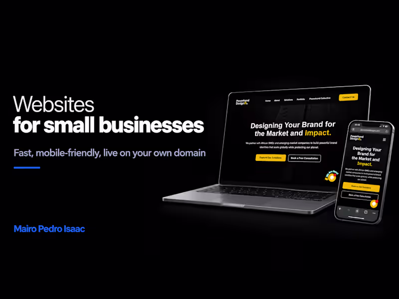 Cover image for Fast Business Website, Live on Your Own Domain