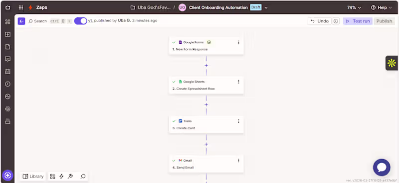 Cover image for A client onboarding automation I