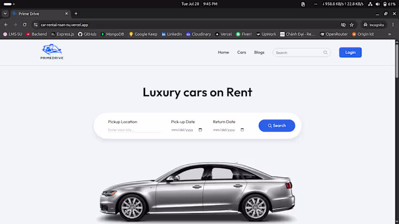 Cover image for 🚗 Full-Stack Car Rental Web