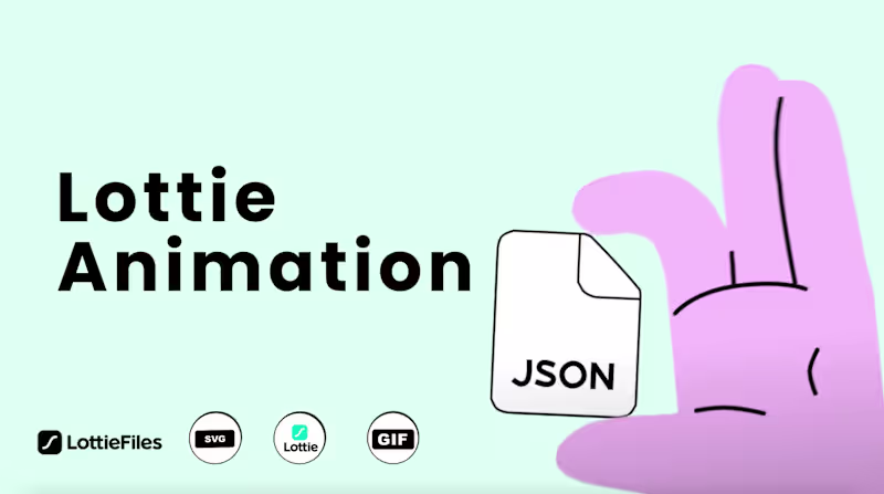 Cover image for Lottie animation for your website or app