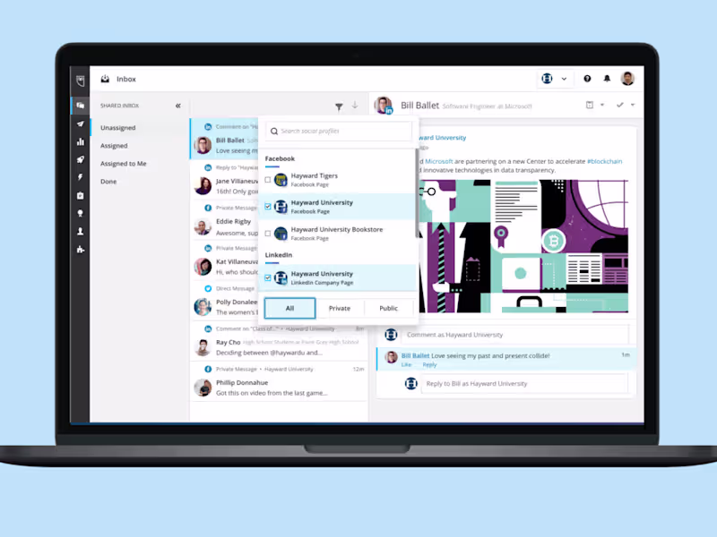 Cover image for Hootsuite Inbox - UX design and UX research