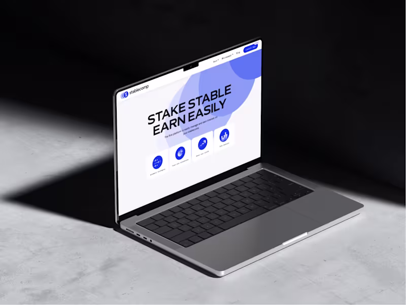 Cover image for Stablecomp | Visual Identity and Website