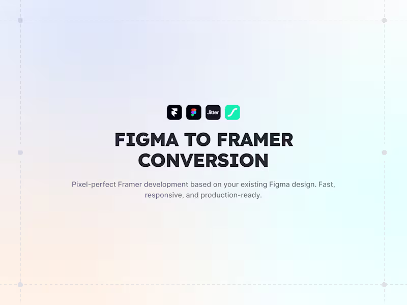Cover image for Figma To Framer Conversion
