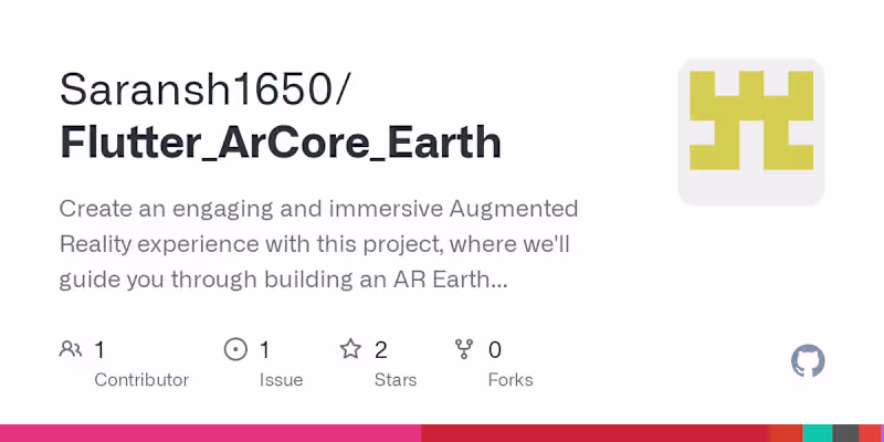 Cover image for 🌍 Flutter ArCore Earth