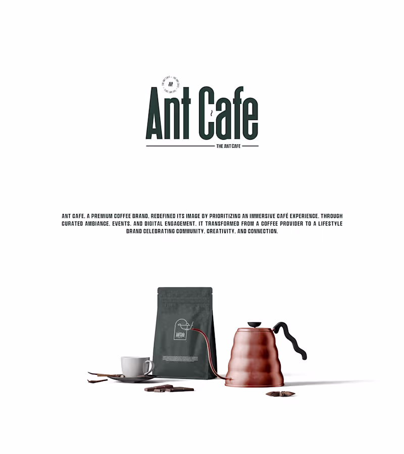 Cover image for The Ant Cafe ~ Brand Identity ✦