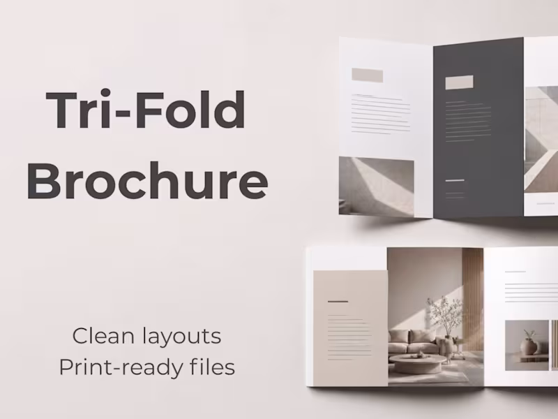 Cover image for Brochure Design for Print & Digital