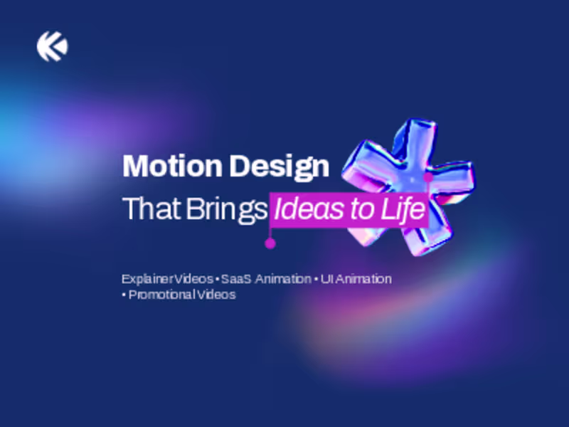 Cover image for Motion Design