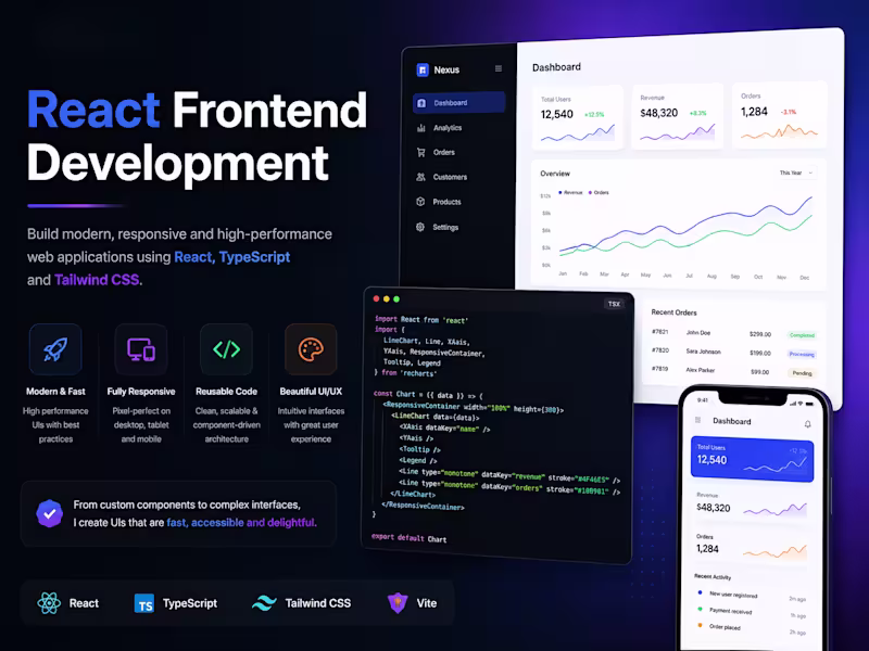 Cover image for React Frontend Development