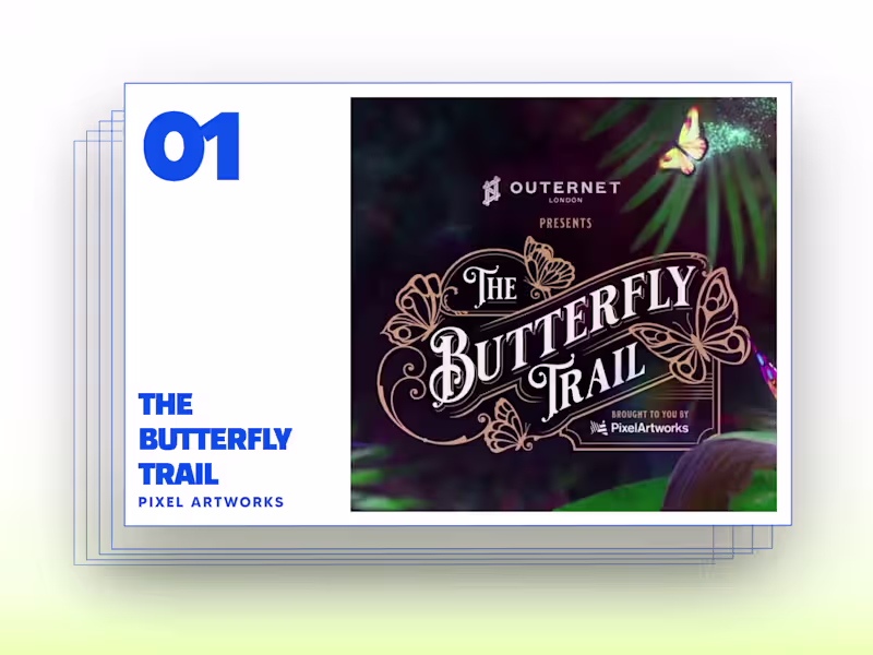 Cover image for The Butterfly Trail