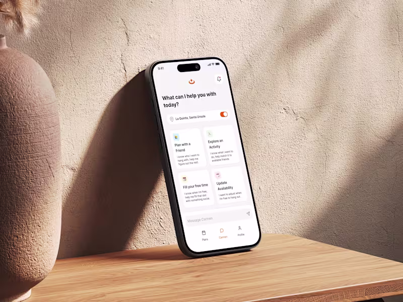 Cover image for Carmen - Social AI Mobile Application