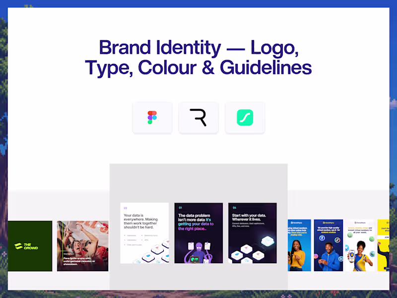 Cover image for Brand Identity — Logo, Type, Colour & Guidelines