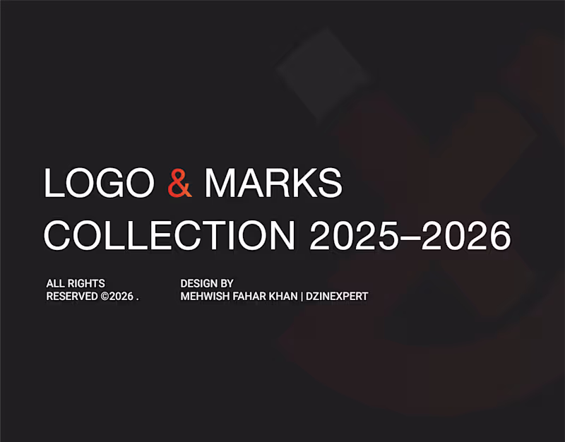 Cover image for Logofolio 2025–26 | Logo &