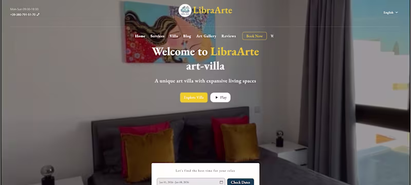 Cover image for Real estate and art sales platform