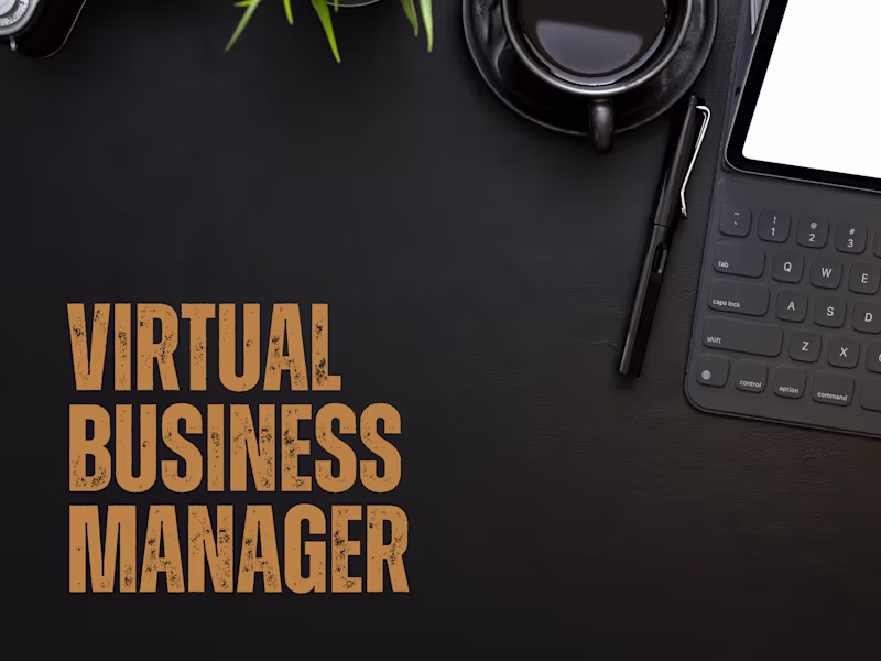 Cover image for Virtual Business Manager for Systems, Teams & Sustainable Growth