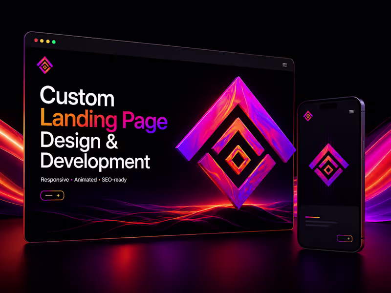 Cover image for Custom Landing Page Design & Development