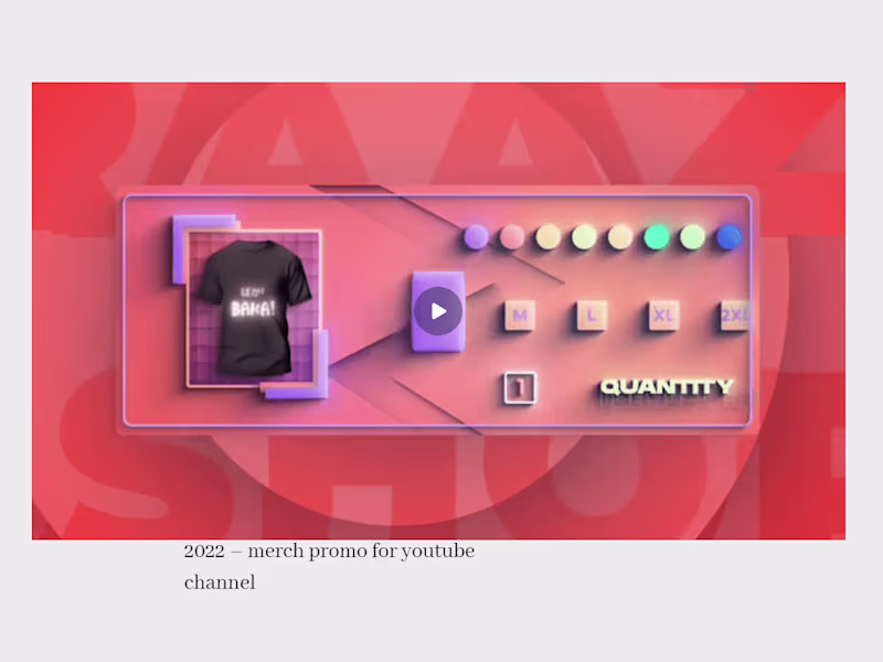 Cover image for video editor/motion designer  with +5 experience 