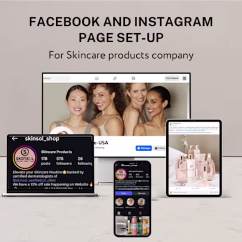 Cover image for  Instagram & Facebook Page