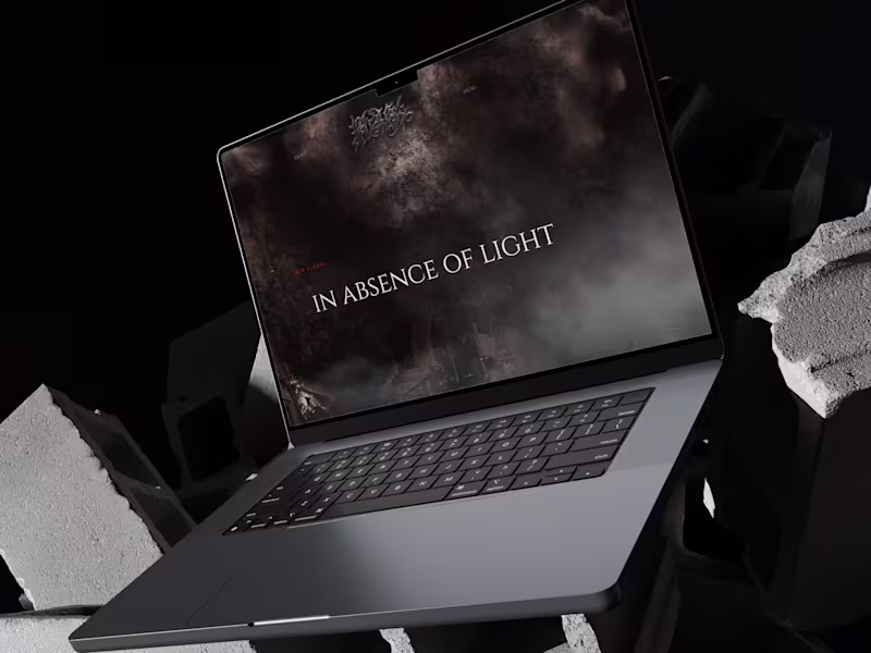 Cover image for Built an Immersive Full-Stack Website for a Metal Band