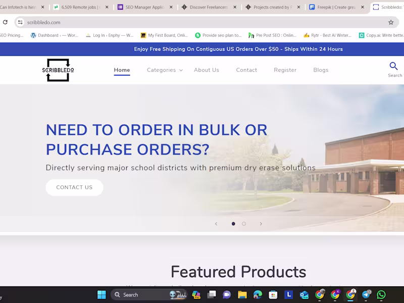 Cover image for SEO Optimization for E-commerce Site